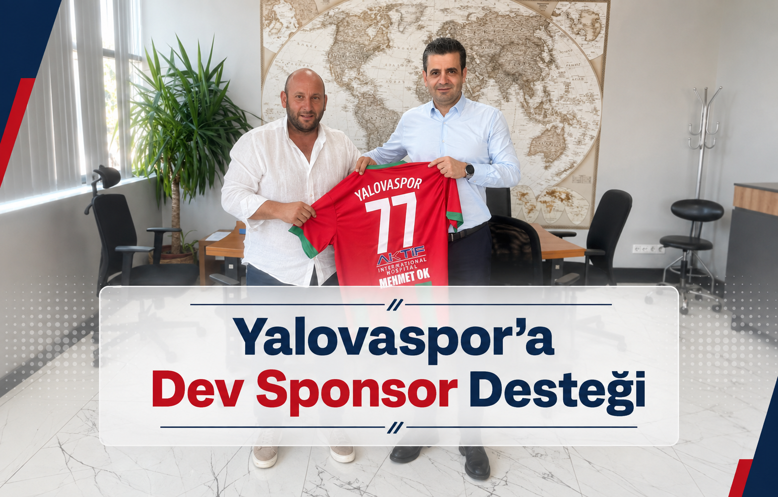 Yalovaspor'a Dev Sponsor Desteği