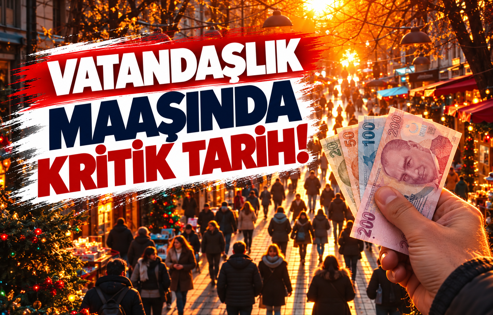 VATANDAŞLIK MAAŞINDA KRİTİK TARİH!