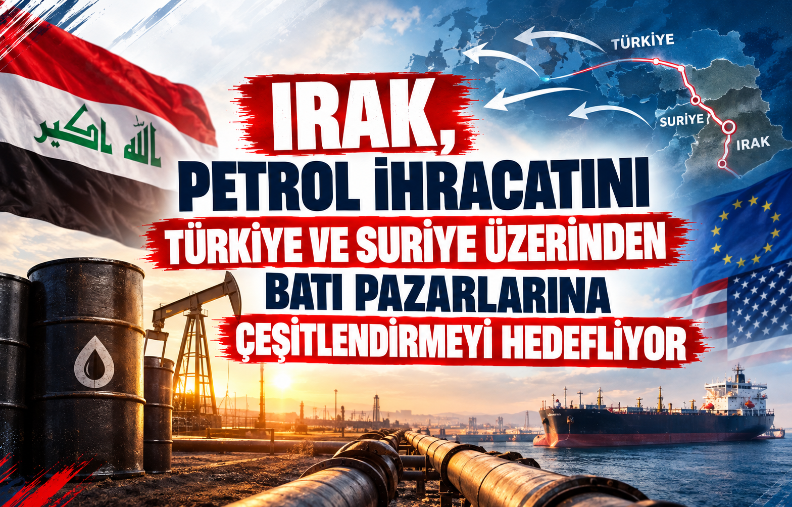 Irak, Petrol İhracatını Türkiye ve Suriye Üzerinden Batı Pazarlarına Çeşitlendirmeyi Hedefliyor