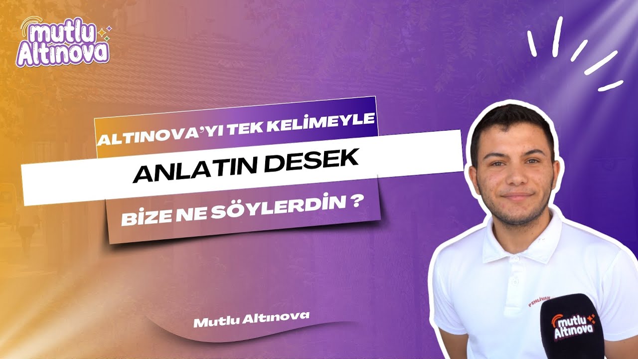 Altınova Sokaklarında Gelişim ve Altyapı Vurgusu: 