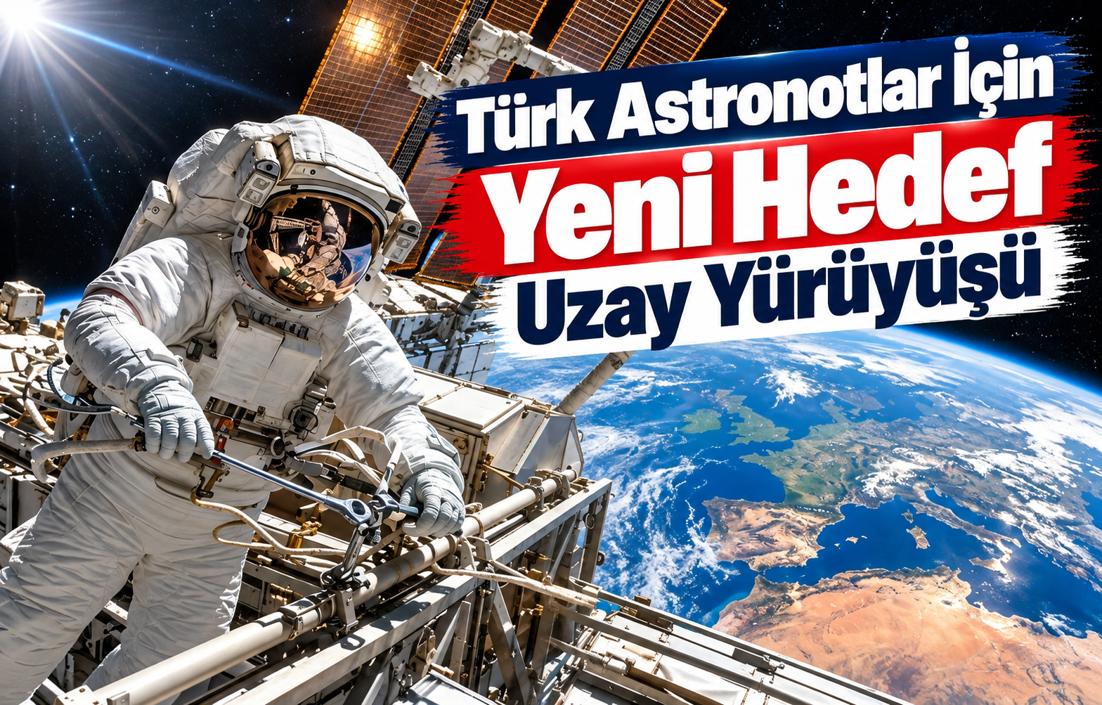 Türk Astronotlar İçin Yeni Hedef Uzay Yürüyüşü