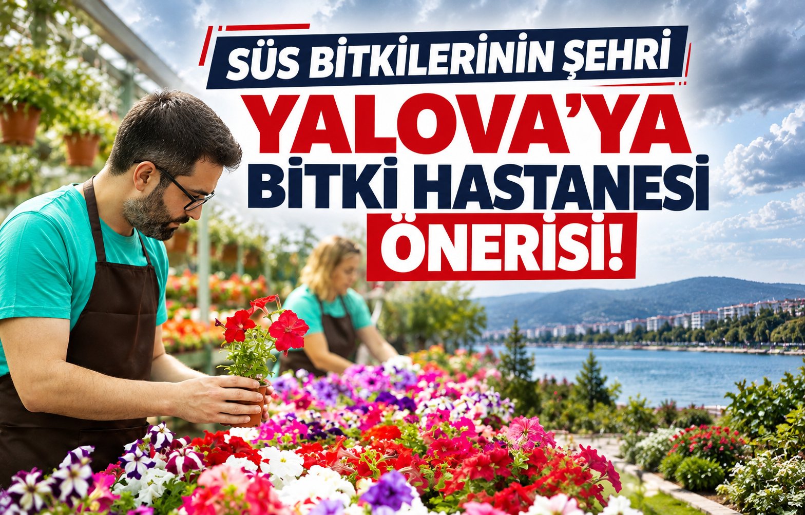 SÜS BİTKİLERİNİN ŞEHRİ YALOVA’YA BİTKİ HASTANESİ ÖNERİSİ!