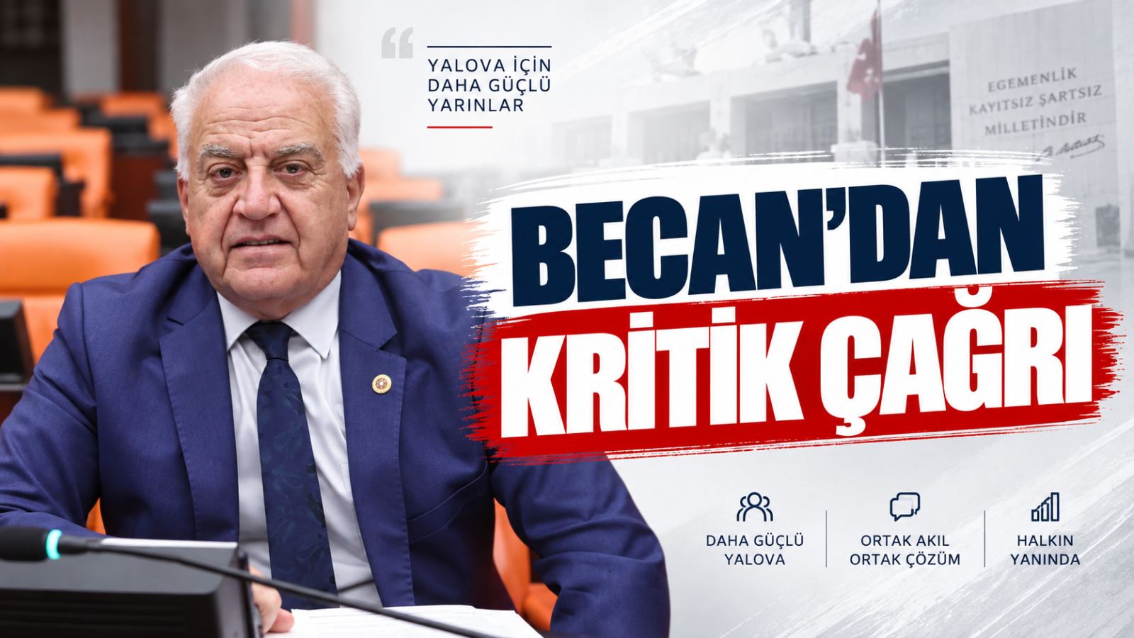 Becan’dan Kritik Çağrı
