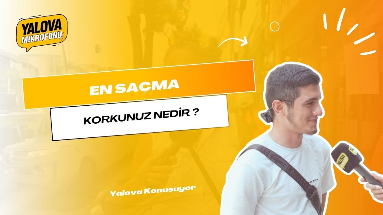Yalova sokaklarında ilginç fobiler: 'İnekten kafa yedim, denizde şakadan korkarım'