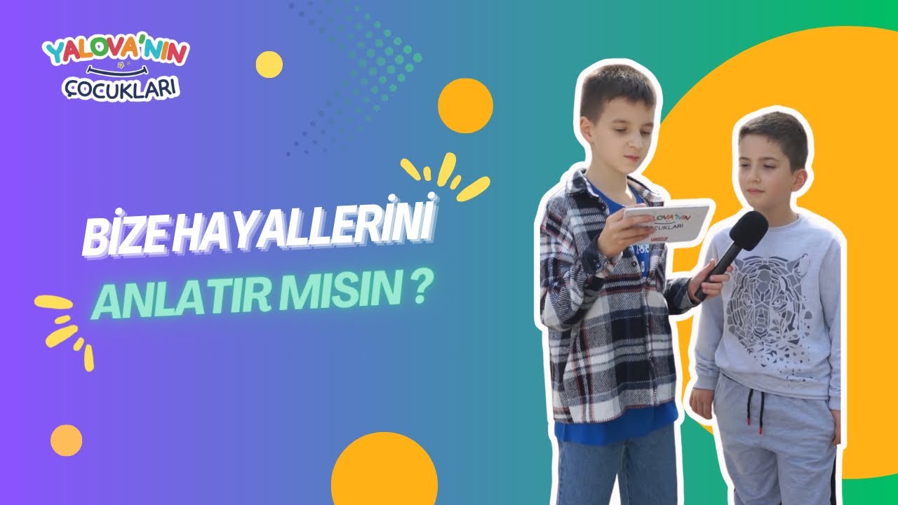 Yalova sokaklarında çocukların ve gençlerin hayalleri umut oldu: 