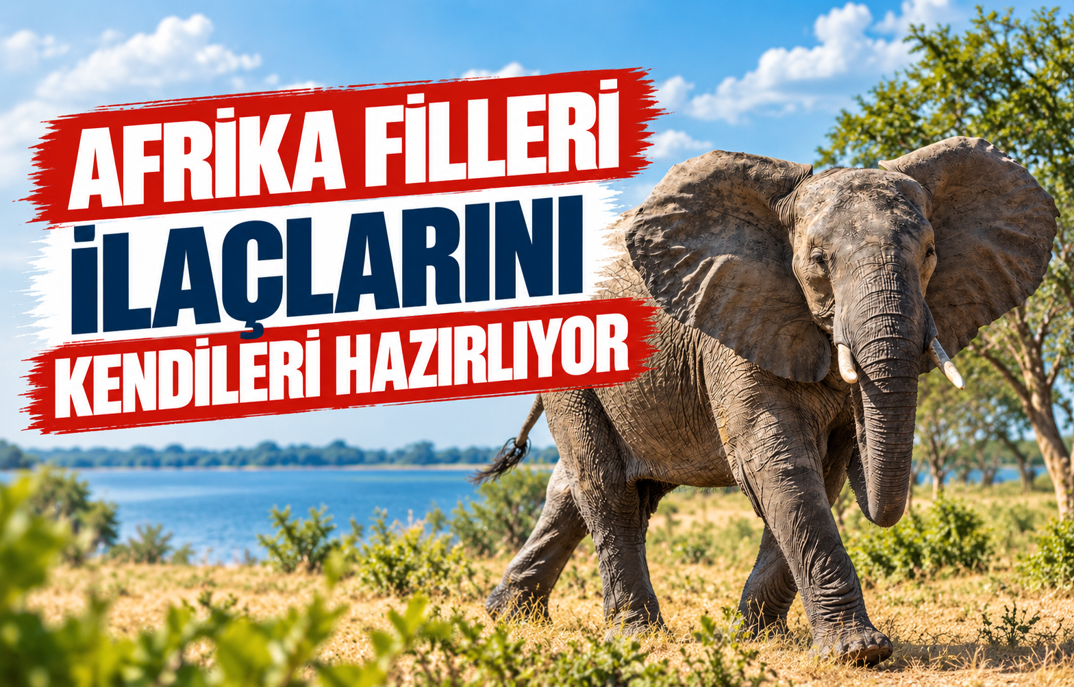 Afrika Filleri İlaçlarını Kendileri Hazırlıyor