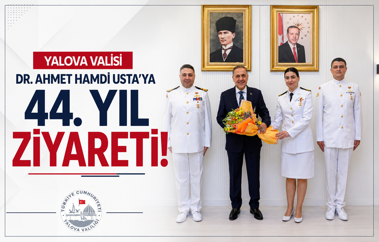 Mavi Vatanın Kahramanlarını Keşfedin: Sahil Güvenlik Heyetinden Yalova Valisi Dr. Ahmet Hamdi Usta'ya 44. Yıl Ziyareti!