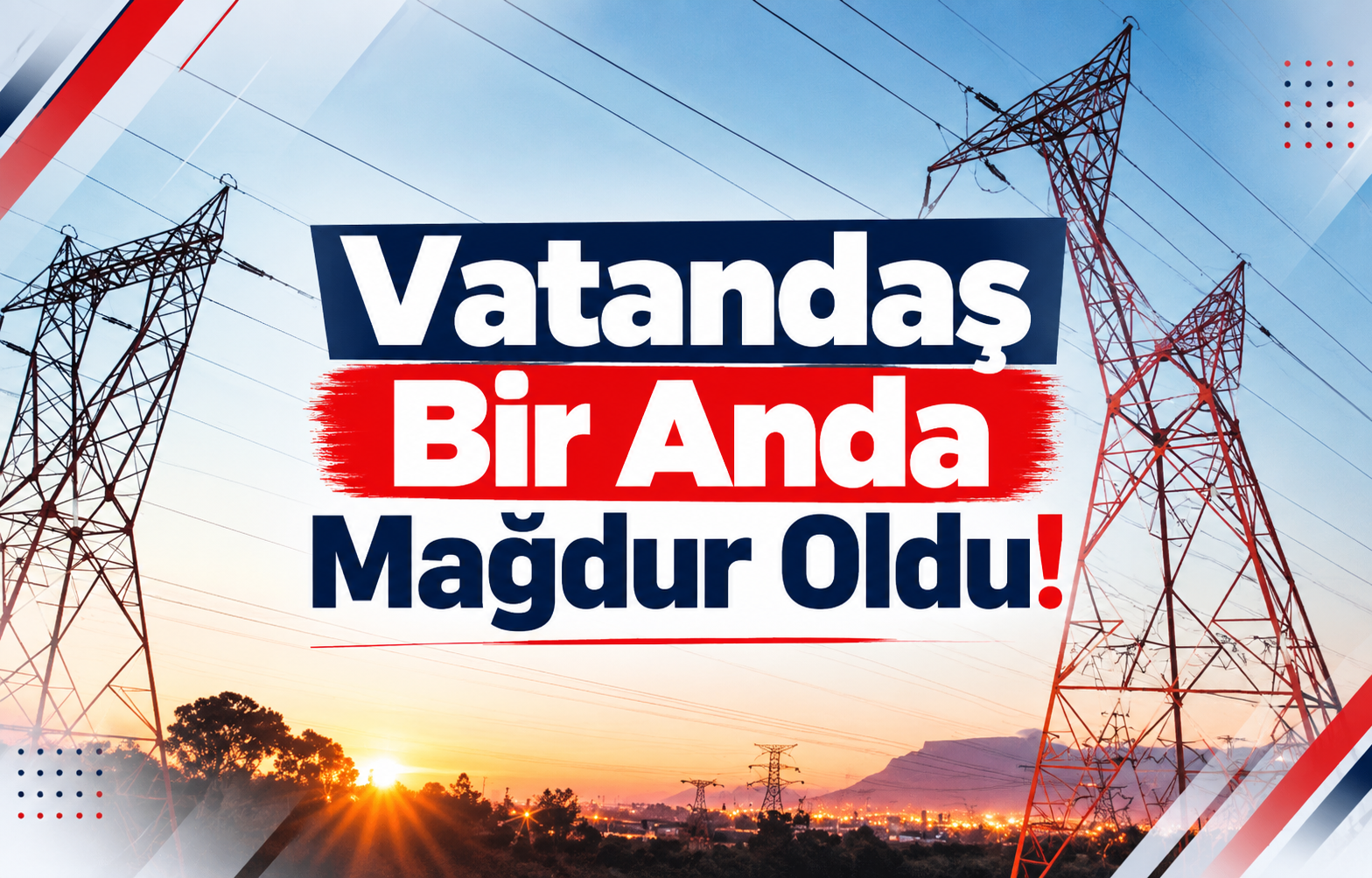 VATANDAŞ BİR ANDA MAĞDUR OLDU!
