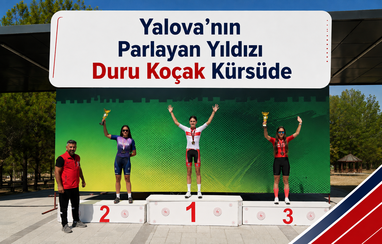 Yalova’nın Parlayan Yıldızı Duru Koçak Kürsüde
